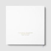 ミニマルモダンリストグラッド卒業 ゲストブック (裏面)