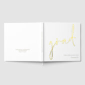 ミニマルモダンリストグラッド卒業 ゲストブック (全面)