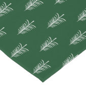 ミニマルモダンリストグリーンクリスマスツリーパターン ショートテーブルランナー (コーナー)