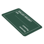 ミニマルモダンリストグリーンバケーションレンタルWifi マグネット (右側)