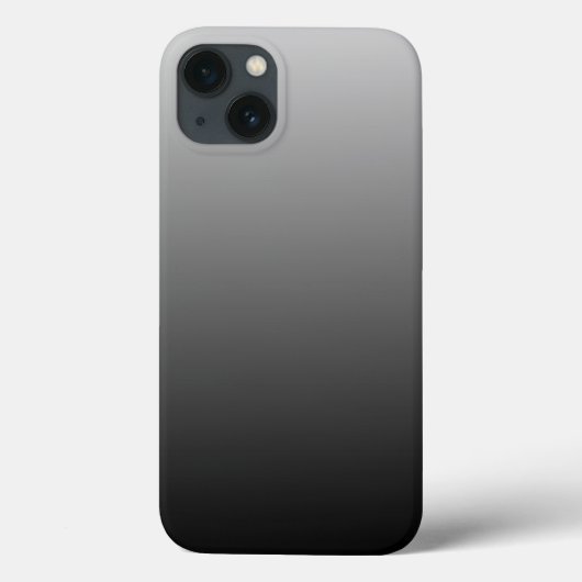 ミニマルモダンリストグレイグラデーションブラック Case-Mate iPhoneケース (裏面)