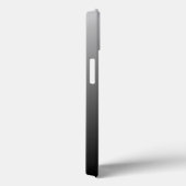 ミニマルモダンリストグレイグラデーションブラック Case-Mate iPhoneケース (裏面 / 右)
