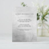 ミニマルモダンリストグレーウォーターカラーゲスト詳細 エンクロージャーカード (スタンド正面)