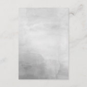 ミニマルモダンリストグレーウォーターカラーゲスト詳細 エンクロージャーカード (裏面)