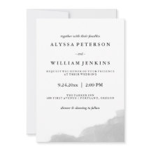 ミニマルモダンリストグレー水カラスプラッシュ