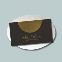 ミニマルモダンリストコッパー濃い灰色ヨガインストラクター