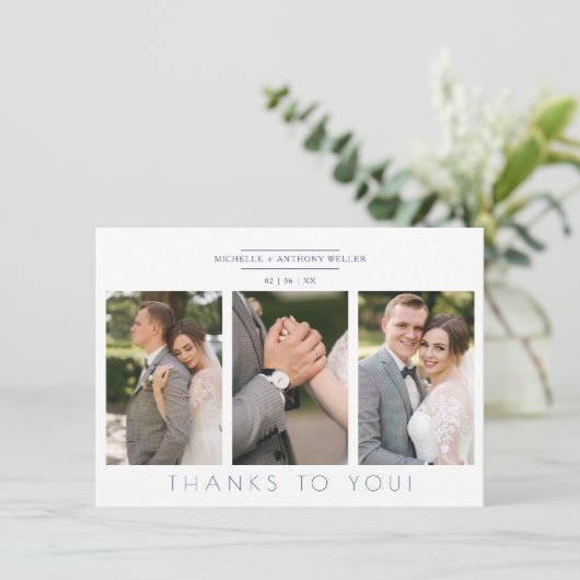 ミニマルモダンリストコラージュ3枚結婚の写真 (スタンド正面)