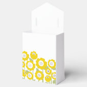 ミニマルモダンリストサンフラワーミニマル名前をカスタムする フェイバーボックス (オープン)