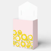 ミニマルモダンリストサンフラワーミニマル名前をカスタムする フェイバーボックス (オープン)