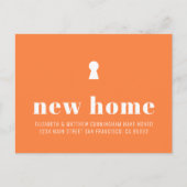 ミニマルモダンリストシック鍵ホールニューホーム 案内ポストカード (正面)