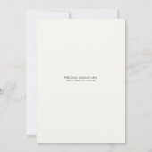 ミニマルモダンリストジオメトリッククリスマスツリー シーズンカード (裏面)