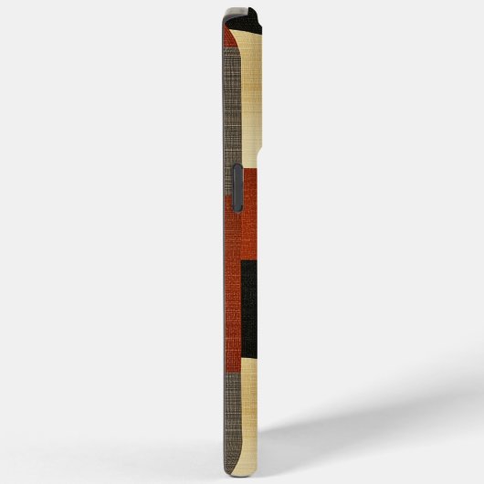 ミニマルモダンリストジオメトリック – はっきりした抽象芸術スタイル Case-Mate iPhoneケース (裏面 / 右)