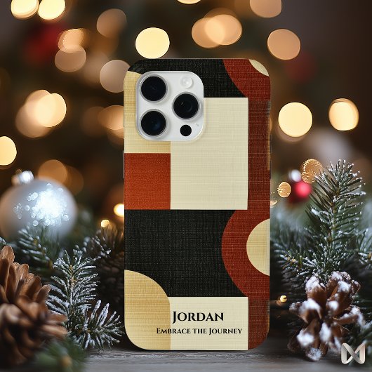 ミニマルモダンリストジオメトリック – はっきりした抽象芸術スタイル Case-Mate iPhoneケース