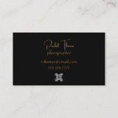 ミニマルモダンリストスキャン可能QRコードプロフェッショナル 名刺 (裏面)