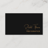 ミニマルモダンリストスキャン可能QRコードプロフェッショナル 名刺 (正面)