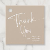 ミニマルモダンリストスクリプトありがとう フェイバータグ (正面)