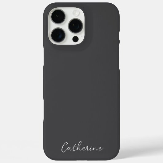 ミニマルモダンリストスクリプトの種類名 Case-Mate iPhoneケース (裏面)