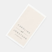 ミニマルモダンリストスクリプトアイボリーカスタムウェディング (コーナー)