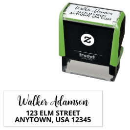 ミニマルモダンリストスクリプト名 – 差出人住所 セルフインキングスタンプ