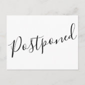 ミニマルモダンリストスクリプト延期イベント ポストカード (正面)