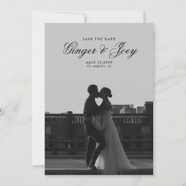 ミニマルモダンリストスクリプト結婚式の日付を保存 招待状