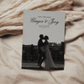 ミニマルモダンリストスクリプト結婚式の日付を保存 招待状