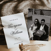 ミニマルモダンリストスクリプト結婚式の日付を保存 招待状