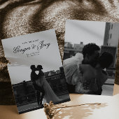 ミニマルモダンリストスクリプト結婚式の日付を保存 招待状