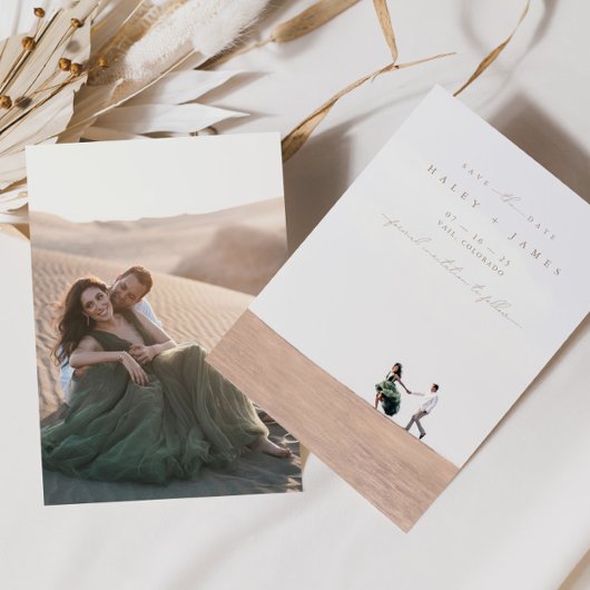 ミニマルモダンリストスクリプト2 Photo Save The Date