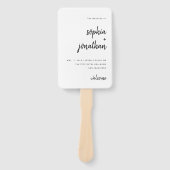 ミニマルモダンリストスクリプト | 結婚s ハンドファン (正面)