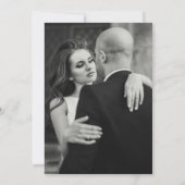 ミニマルモダンリストスクリプ結婚ト 招待状 (裏面)