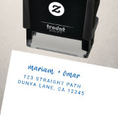 ミニマルモダンリストスク結婚リプト差出人住所 セルフインキングスタンプ