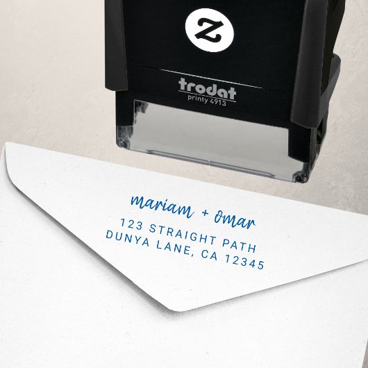 ミニマルモダンリストスク結婚リプト差出人住所 セルフインキングスタンプ