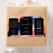 ミニマルモダンリストスポイトボトル製品ラベル ラベル (インサイチュ)