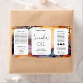 ミニマルモダンリストスポイトボトル製品ラベル ラベル (インサイチュ)