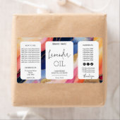 ミニマルモダンリストスポイトボトル製品ラベル ラベル (インサイチュ)