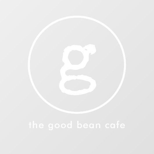 ミニマルモダンリストスモールビジネスモノグラムブランディング ウィンドウサイン (シート)