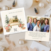 ミニマルモダンリストスモールビジネスロゴ シーズンカード