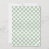 ミニマルモダンリストセージグリーンホリデーフォトカード シーズンカード (裏面)