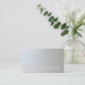 ミニマルモダンリストソフトグレープロフェッショナル 名刺 (スタンド正面)