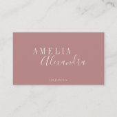 ミニマルモダンリストダスティバラボホシック 名刺 (正面)