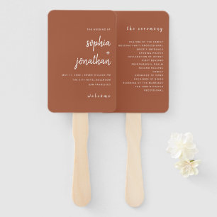 ミニマルモダンリストテラコッタ   結婚s ハンドファン