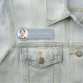 ミニマルモダンリストニュートラル写真名タグ 名札 (インサイチュ)