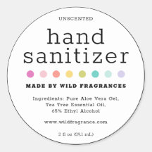 ミニマルモダンリストハンドサニタイザソープブランドラベル