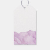 ミニマルモダンリストパープルウォーター結婚式の引き出物 ギフトタグ (裏面)