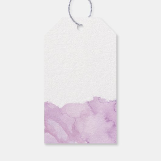 ミニマルモダンリストパープルウォーター結婚式の引き出物 ギフトタグ (裏面)
