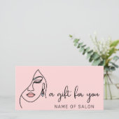 ミニマルモダンリストビジネスギフト証明書 (スタンド正面)