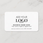 ミニマルモダンリストビジネスロイヤリティ割引クーポン 割引カード (裏面)