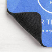 ミニマルモダンリストビジネスロゴ マウスパッド (コーナー)