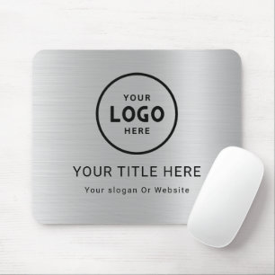 ミニマルモダンリストビジネスロゴ マウスパッド